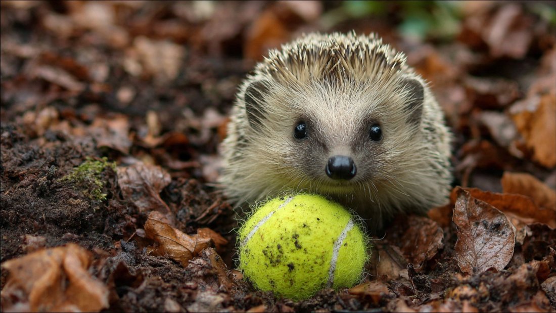 A small gesture that changes everything : why tennis balls in your garden can save birds and hedgehogs this winter