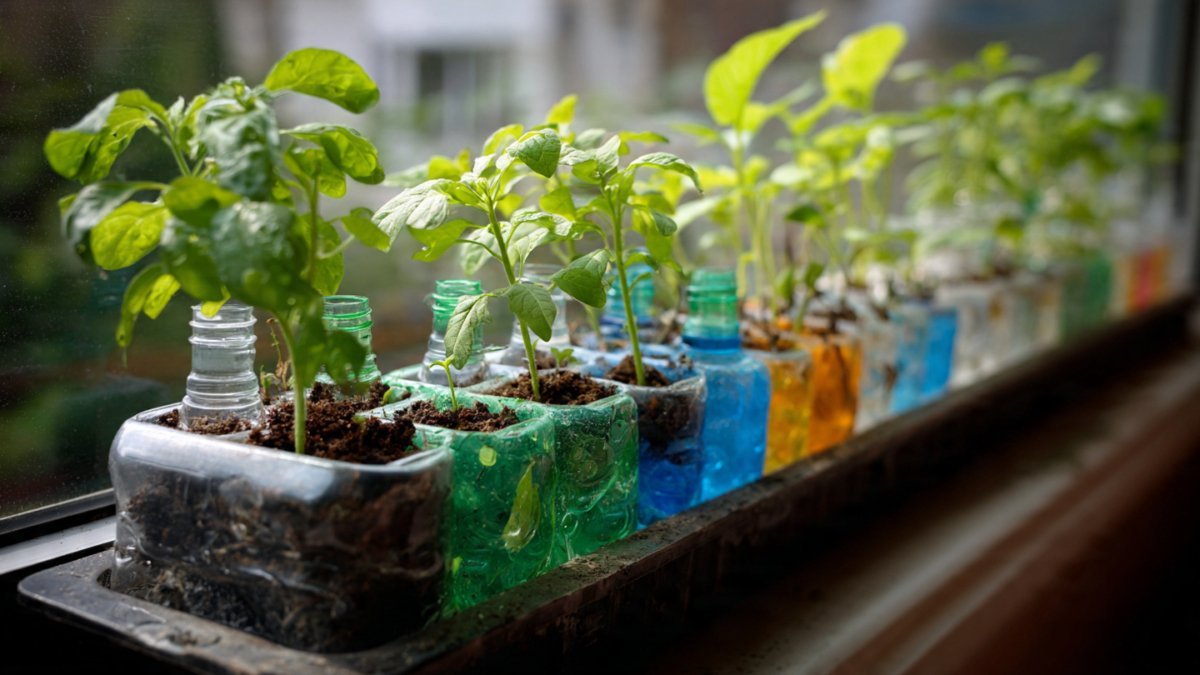 Beginner’s Magic: How to Turn Plastic Bottles Into a Thriving Vegetable Garden From Seeds!