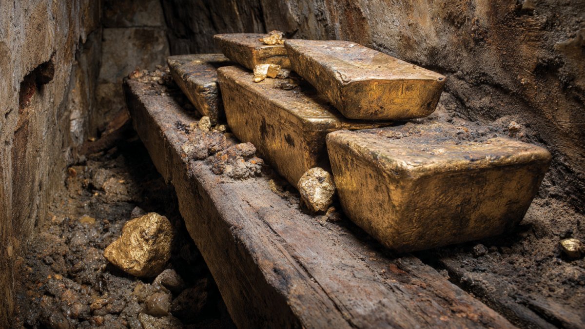 Find of the century: gold bars discovered more than a kilometre underground, all traced back to a single nation in a surprising twist