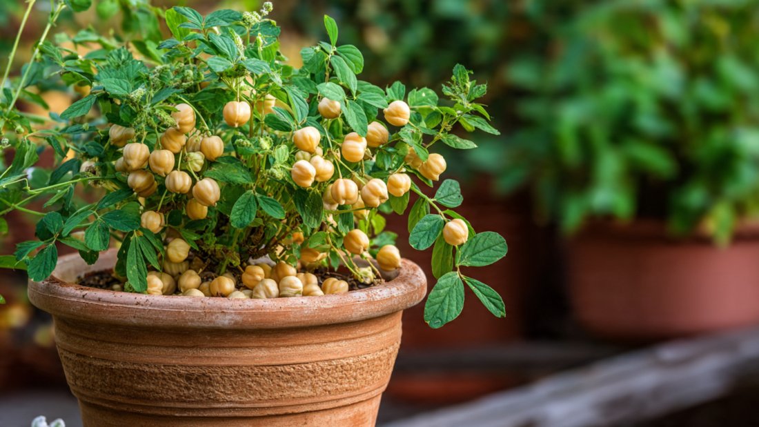 How Can You Successfully Grow Chickpeas in a Simple Garden Pot?