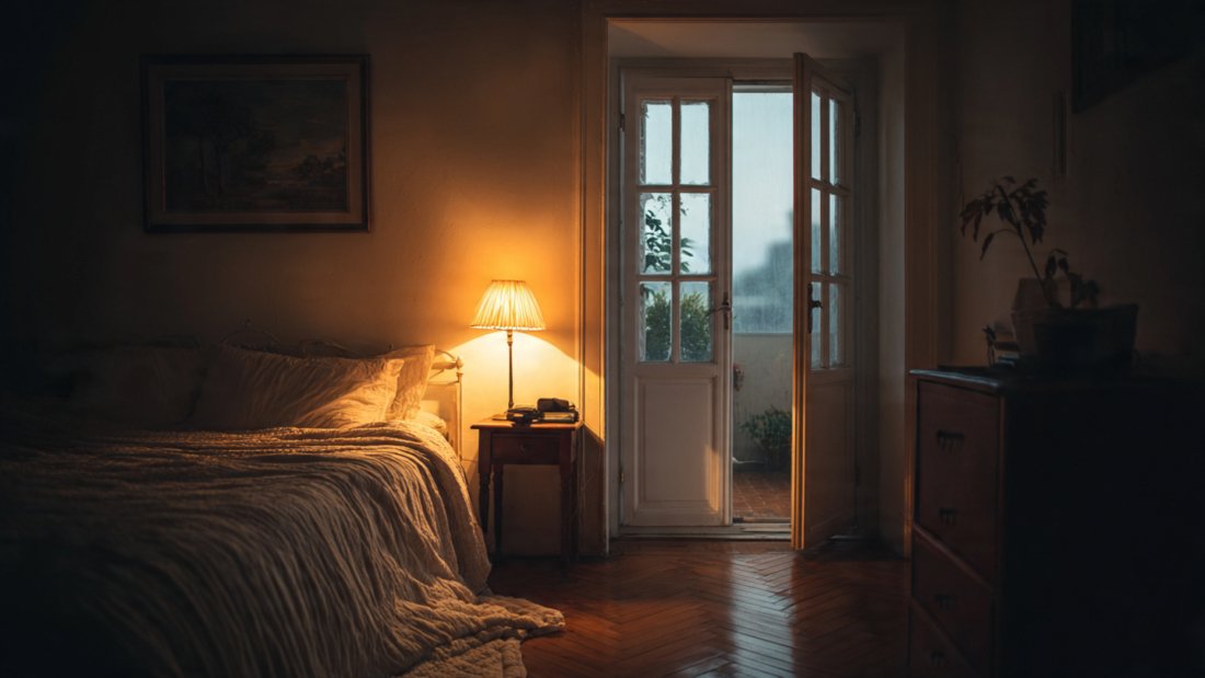 Keeping your bedroom door open at night might improve airflow enough to lower carbon dioxide levels and deepen your sleep
