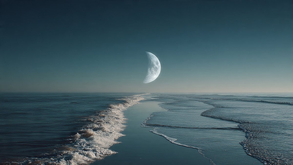 As the Moon drifts away from Earth, our days and tides slowly change