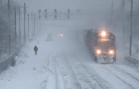 Winter storm warning issued as up to 55 inches of snow could fall and overwhelm roads and rail networks